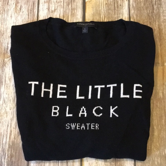 Banana Republic Sweaters - Cute Banana Republic “Little Black Sweater”, sz L